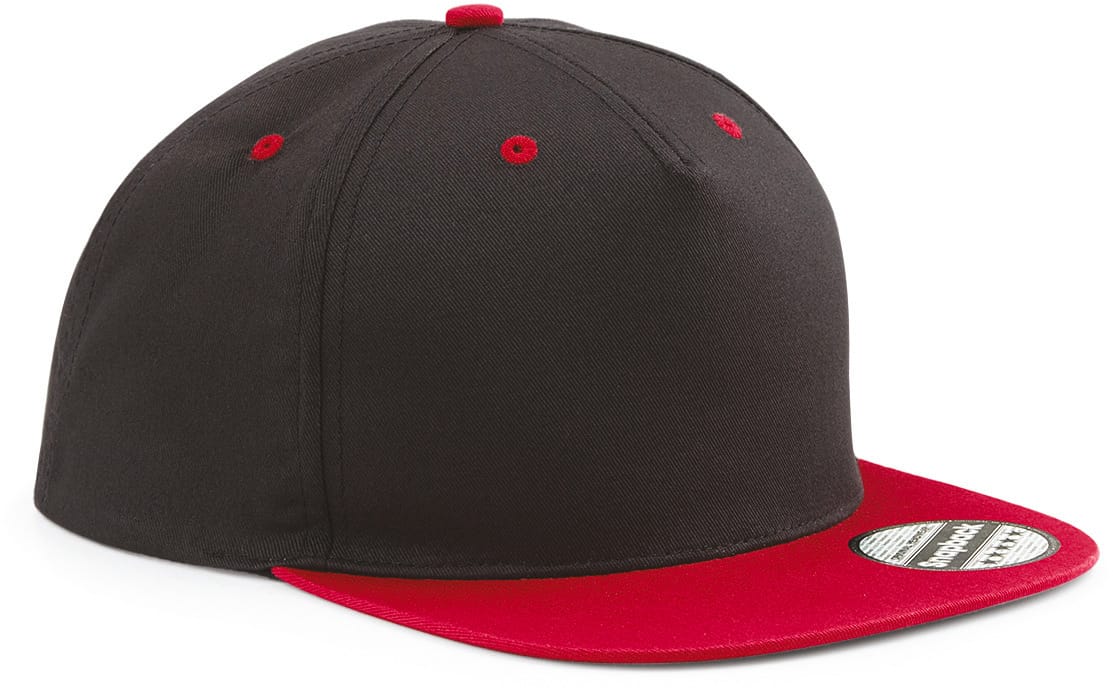 Casquette Snapback contrastée - 5 panneaux