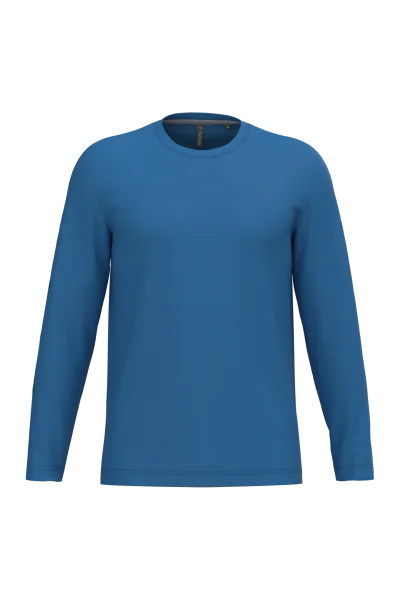 T-shirt col rond manches longues homme