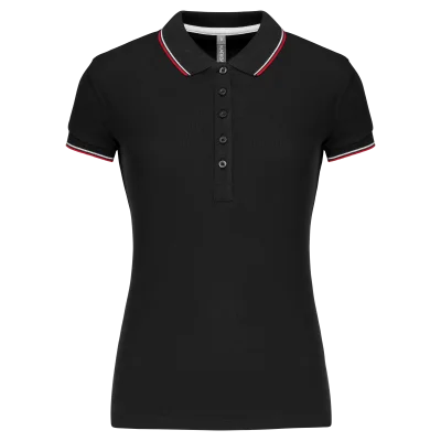 Polo manches courtes femme