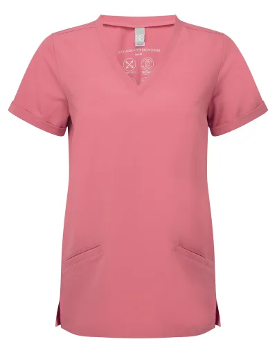 Tunique stretch manches courtes femme