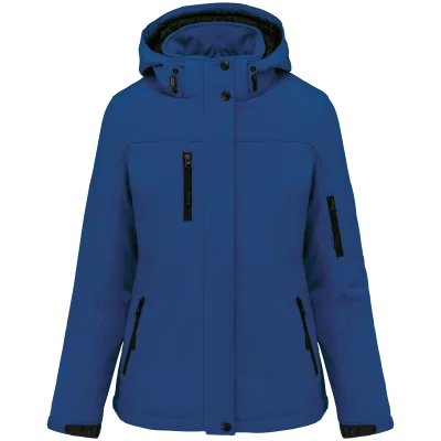Parka softshell doublée capuche femme