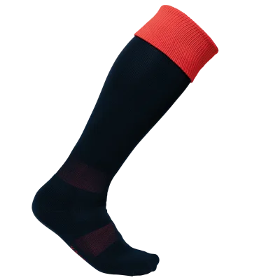 Chaussettes de sport bicolores unisexe