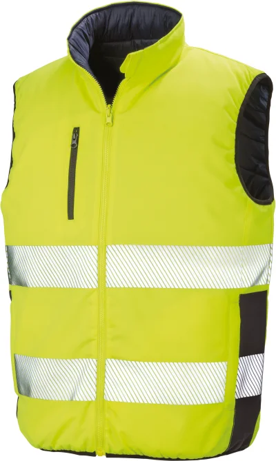 Bodywarmer de sécurité réversible
