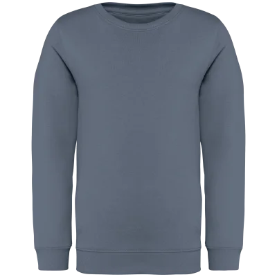 Sweat-shirt écoresponsable à col rond enfant