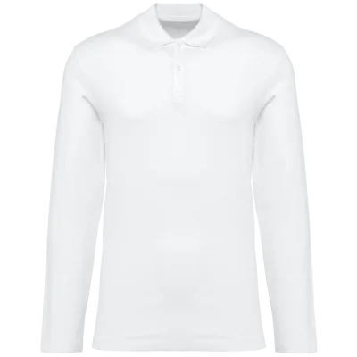 Polo Supima® manches longues homme