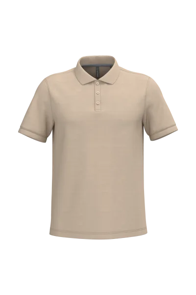 Polo piqué manches courtes homme