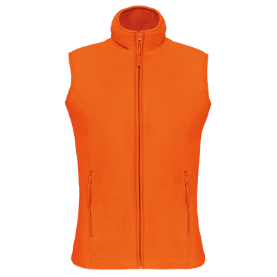 Bodywarmer micropolaire femme