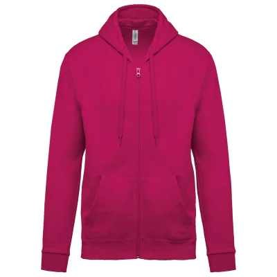 Sweat-shirt zippé capuche unisexe