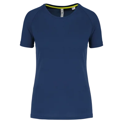 T-shirt de sport à col rond recyclé femme