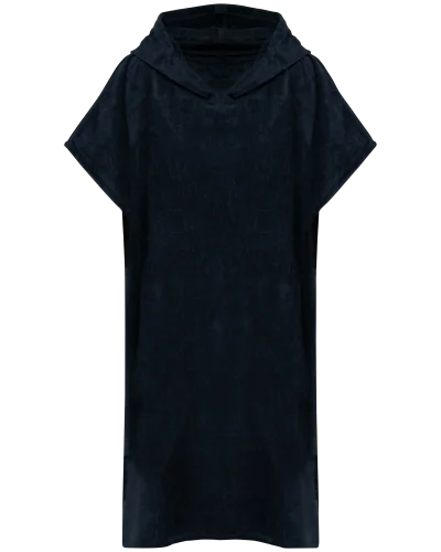 Poncho éponge à capuche unisexe
