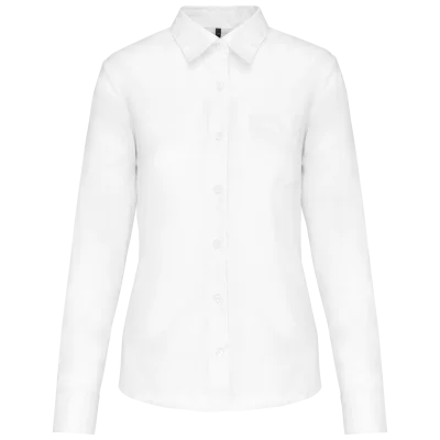 Chemise popeline polycoton entretien facile femme