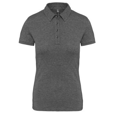 Polo jersey manches courtes femme