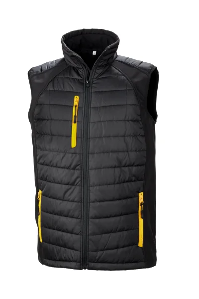 Gilet softshell rembourré black compass recyclé