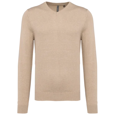 Pull col V homme