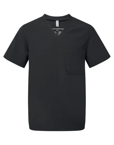 Tunique stretch manches courtes homme