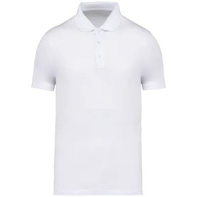 Polo en jersey écoresponsable homme