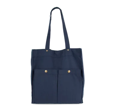 Sac à main à double poche frontale