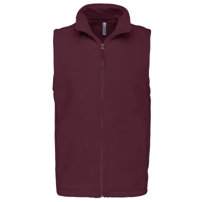 Bodywarmer micropolaire homme