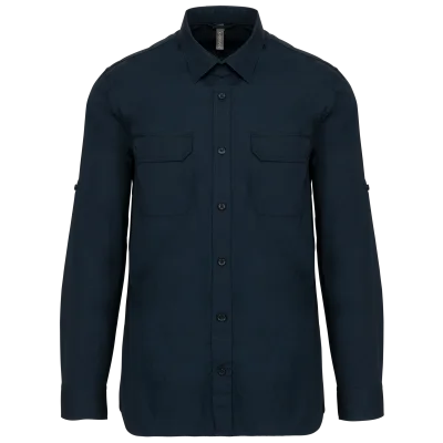 Chemise safari manches longues homme