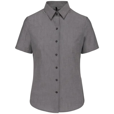 Chemise Oxford manches courtes femme