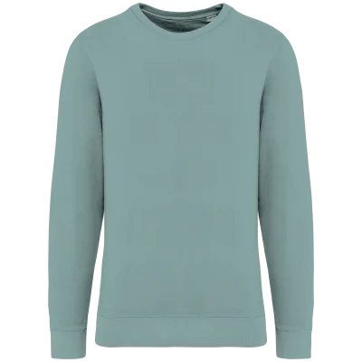 Sweat-shirt écoresponsable à col rond French Terry unisexe