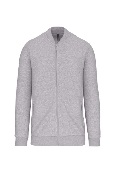 Veste molleton zippée homme