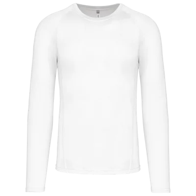 T-shirt double peau sport manches longues unisexe