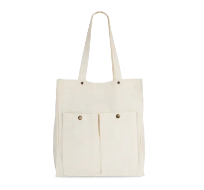 Sac à main à double poche frontale