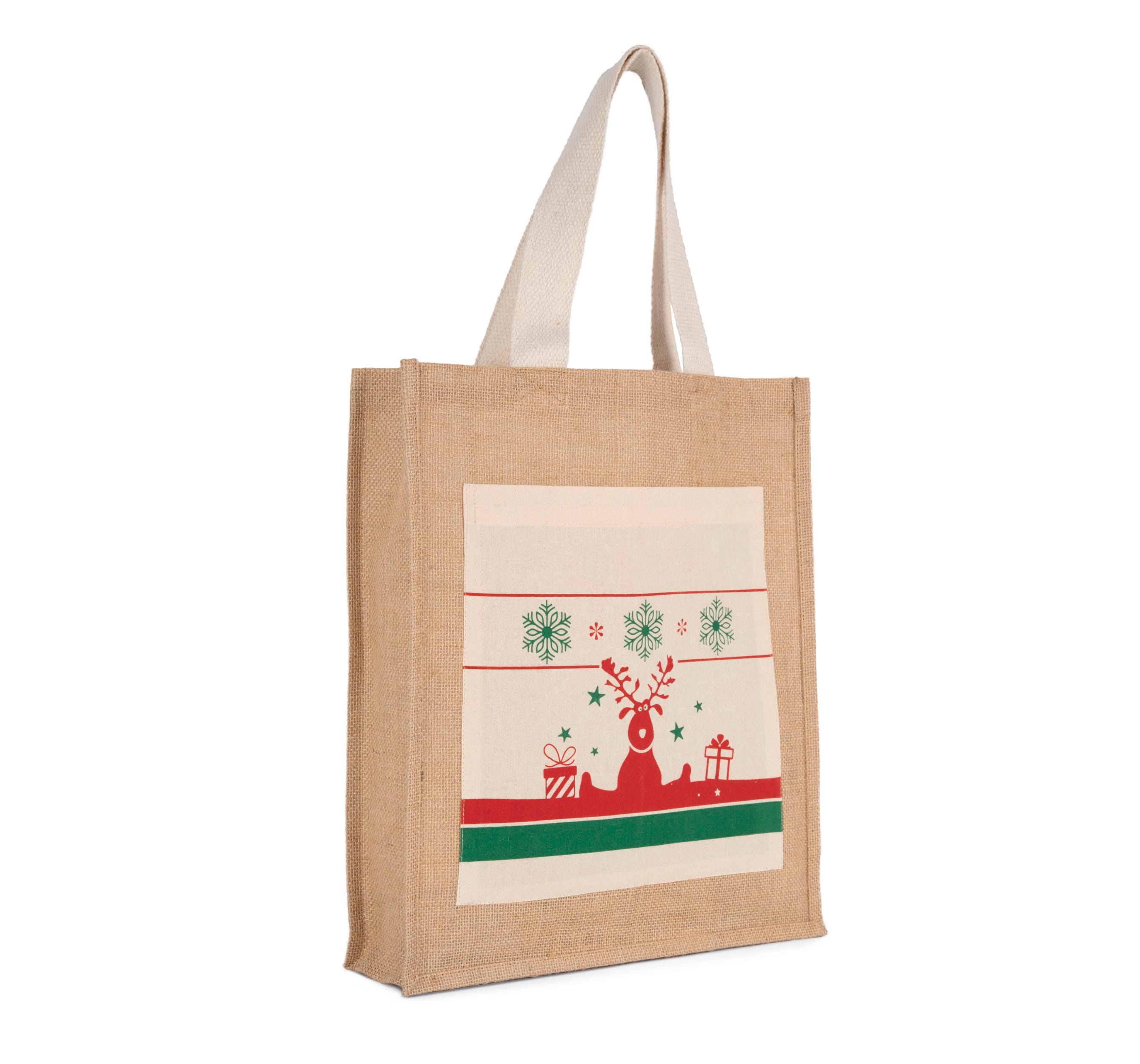 Sac shopping avec motifs de Noël
