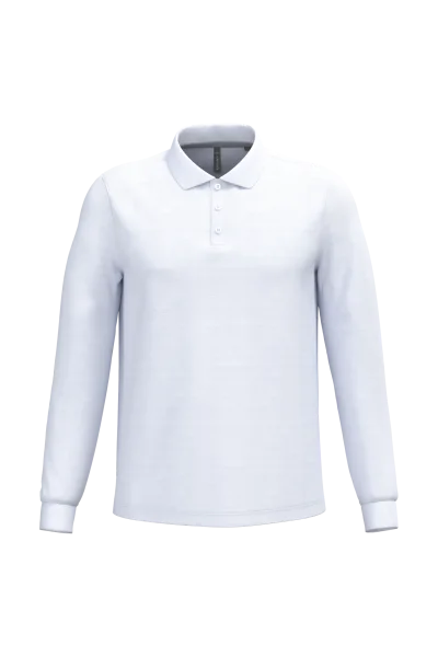 Polo manches longues homme