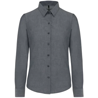 Chemise Oxford manches longues femme
