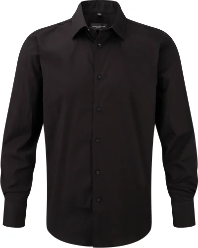 Chemise fittée homme manches longues