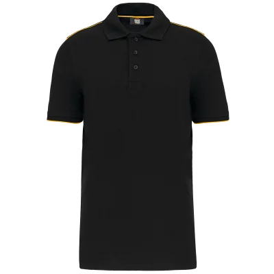 Polo Day To Day contrasté manches courtes homme