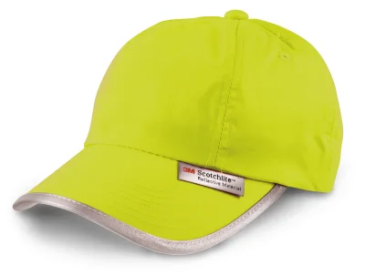 Casquette avec bordures réfléchissantes