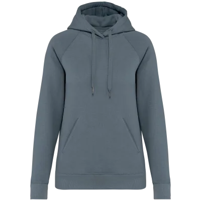 Sweat-shirt écoresponsable à capuche raglan femme