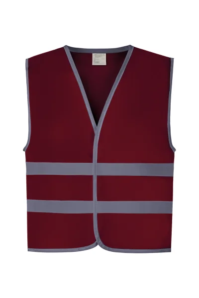 Gilet avec bordures et bandes réfléchissantes
