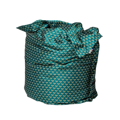 Pouf sceno tissé