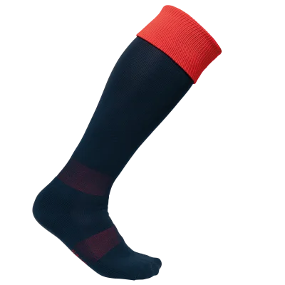 Chaussettes de sport bicolores unisexe