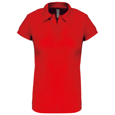 Polo sport manches courtes femme