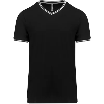 T-shirt maille piquée col V homme