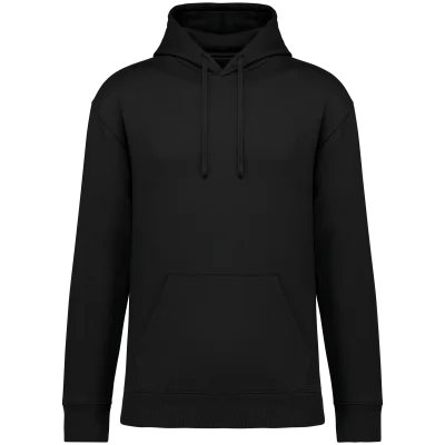 Sweat-shirt écoresponsable à capuche à épaules tombantes molleton gratté unisexe
