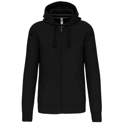 Sweat-shirt zippé capuche homme