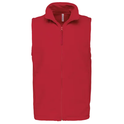 Bodywarmer micropolaire homme