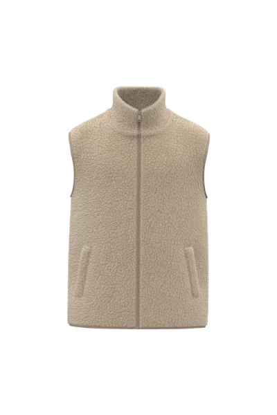 Veste sans manches en sherpa homme