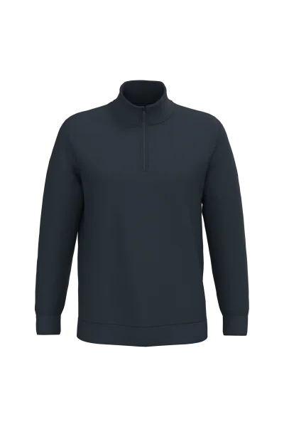 Sweat-shirt col zippé homme