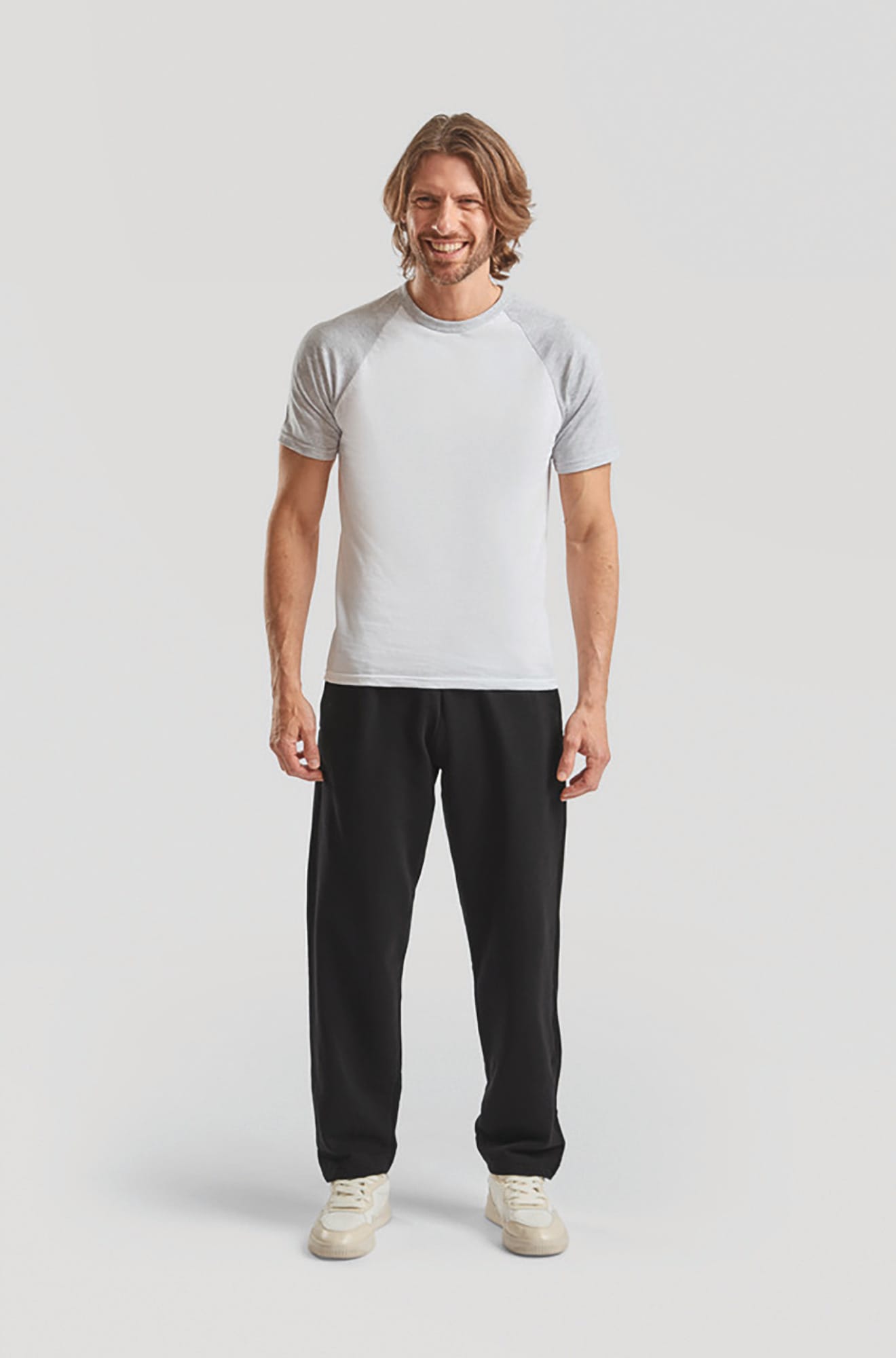 Pantalon de jogging bas droit (64-032-0)