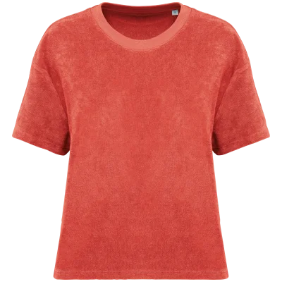T-shirt écoresponsable en éponge femme