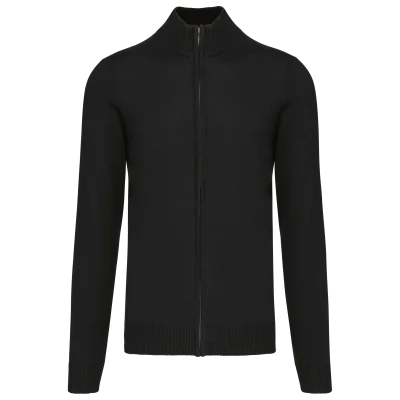Cardigan zippé homme