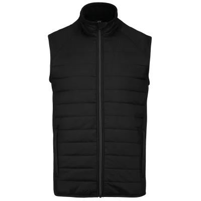 Veste sport bi-matière sans manches unisexe