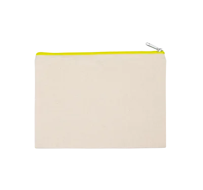 Pochette en coton canvas - grand modèle